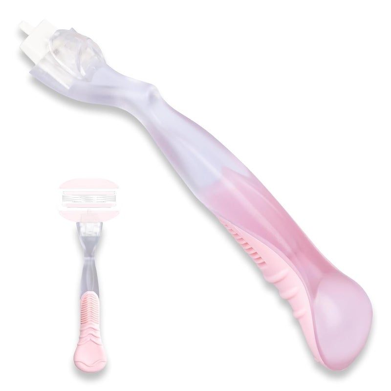 VANEST Replacement Handle Compatible with Gillette Venus, Comfort Glide Razor Handle Non-slip Ergonomic Handles for Women (Pink) - Image 1